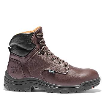 Timberland Férfi PRO TiTAN 6" Soft Toe Munkavédelmi Bakancs Gesztenyebarna